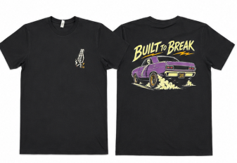 Car and Skull Tee